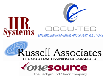 HR Systems, Occu-Tec, Russell Associates, and One Source Company logos